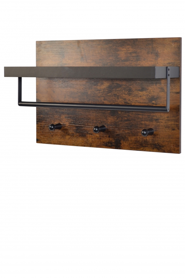 Morderne Wandgarderobe aus Holz 